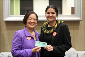 Senator Hirono and Sierra Schmitz